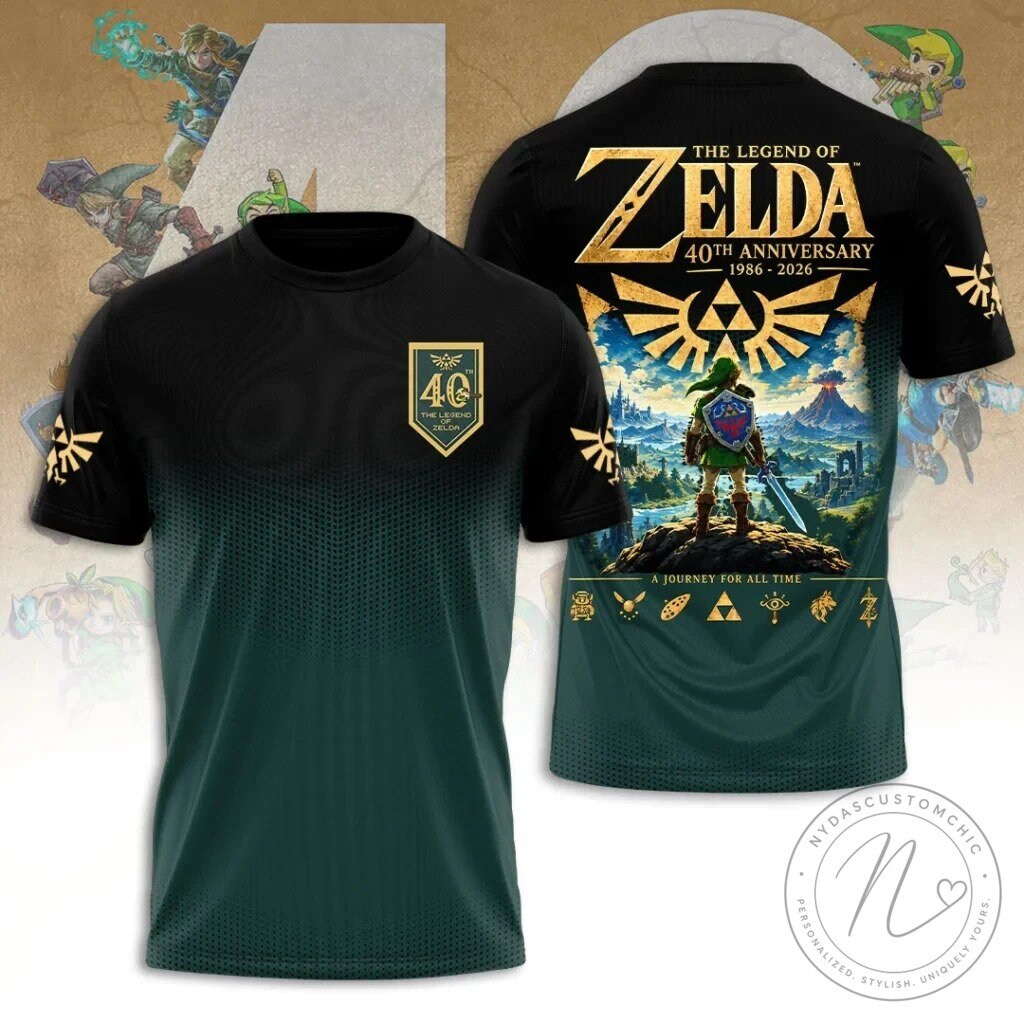 Breath of the Wild T-Shirt for The Legend of Zelda 40th Anniversary